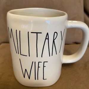 Rae Dunn Military Wife cup mug